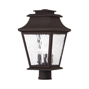 Hathaway 3-Light Outdoor Post Lantern – Bronze