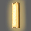 Alabaster Wall Sconce – Natural Marble Dimmable LED Wall Light