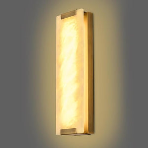 Alabaster Wall Sconce – Natural Marble Dimmable LED Wall Light
