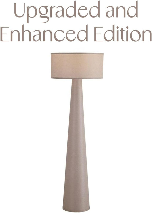59" Tall Fabric Floor Lamp with Linen Shade