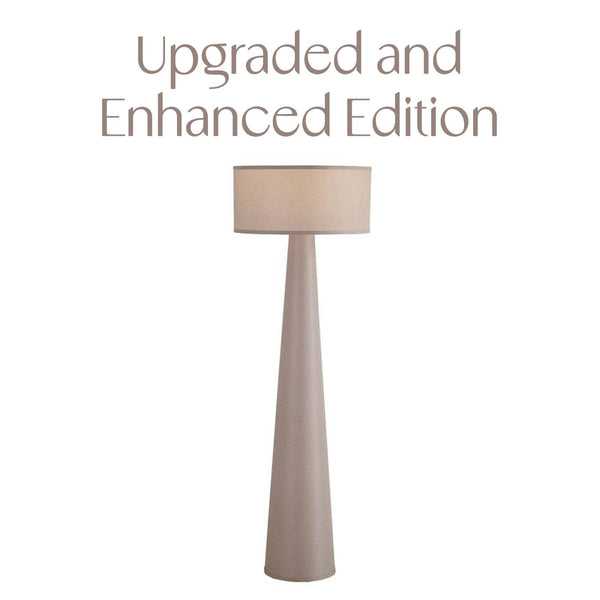 59" Tall Fabric Floor Lamp with Linen Shade