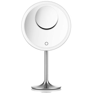 9-Inch LED Makeup Mirror with 5X & 10X Magnification