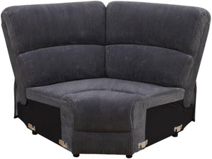 L-Shaped Reclining Sectional Sofa with Storage Console & Cup Holders