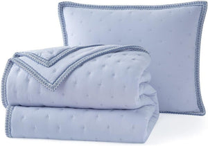 Devon Braid Quilt Set – Plush Quilted Bedding with Shams