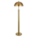 58" Mid-Century Modern Floor Lamp – Gold Dome