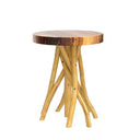Teak Wood Stick Leg End Table