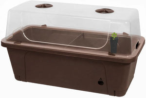 Elevated Raised Garden Bed with Self-Watering Planter & Grow Dome