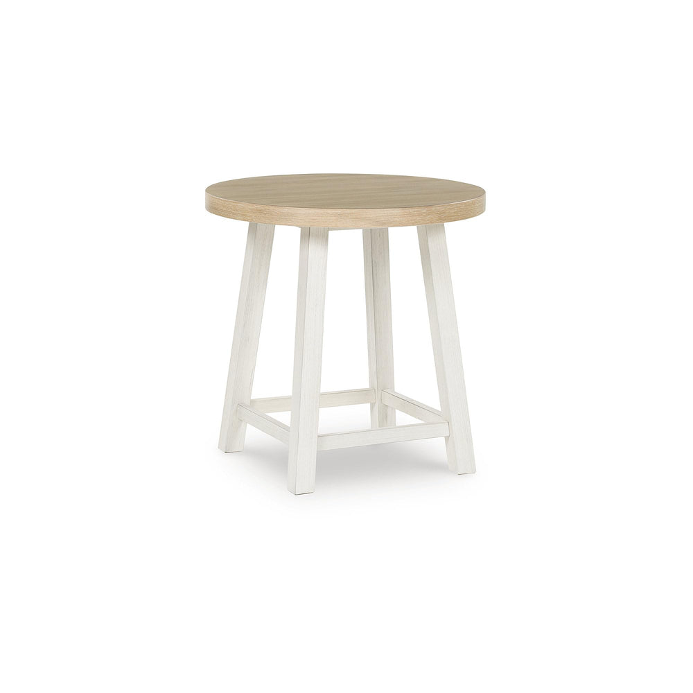 Casual Occasional Table Set of 3 – Antique White & Brown