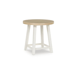 Casual Occasional Table Set of 3 – Antique White & Brown