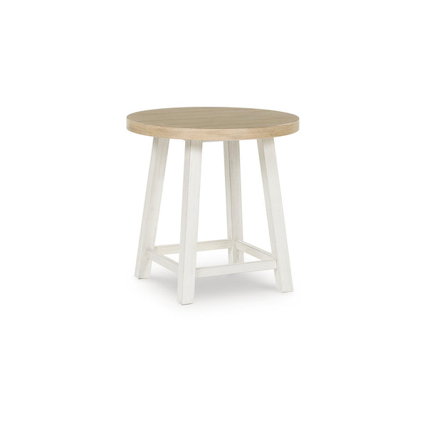 Casual Occasional Table Set of 3 – Antique White & Brown