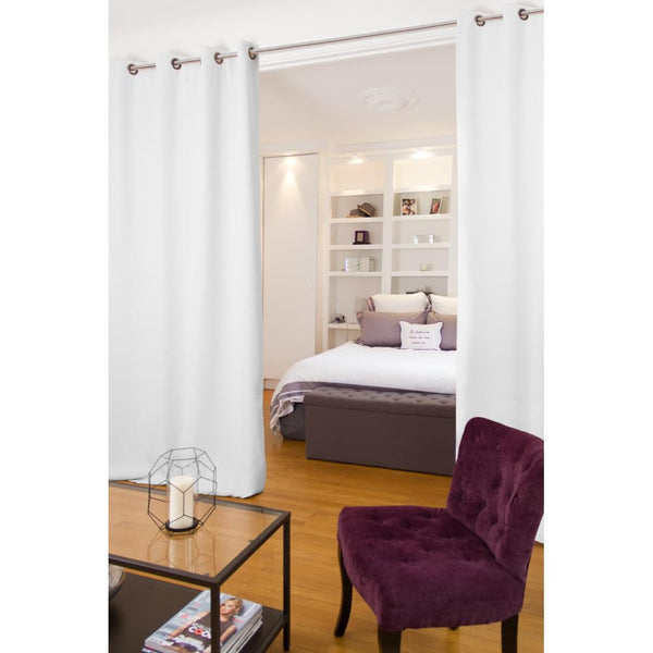 4-in-1 Soundproof Room Divider Curtain – Blackout, Thermal, Noise Reduction, Velvet Grommet