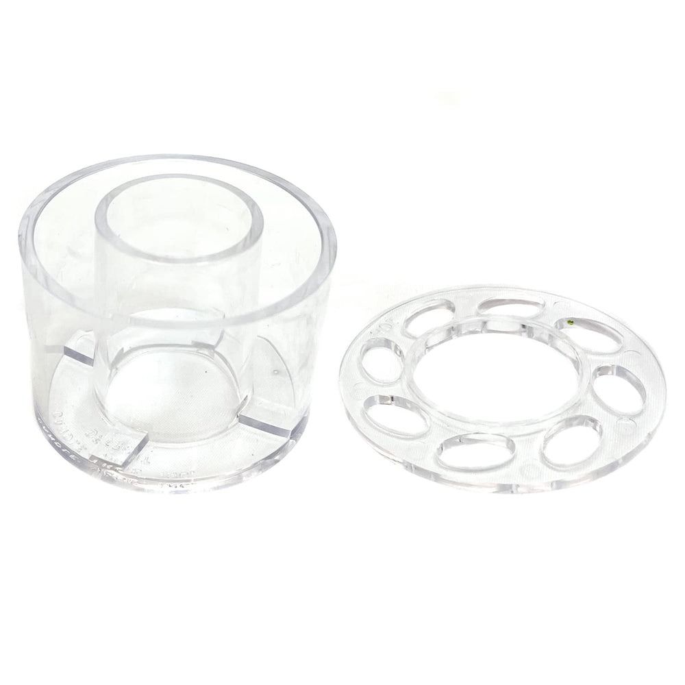 Candle Ring Vases for Taper Candles with Flower Frog Holes