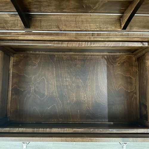 Amish Hand-Crafted Maple Steamer Trunk with Cedar Tray & Brass Lock