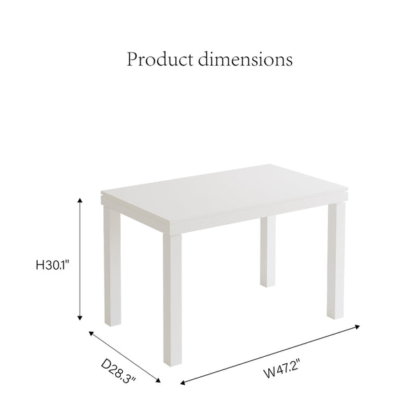High Gloss White Dining Table