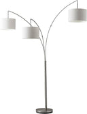 Triple Shade Arc Floor Lamp