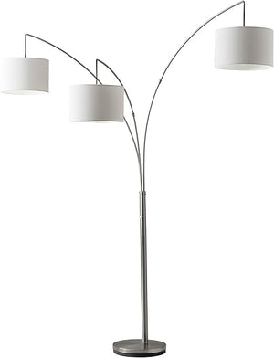 Triple Shade Arc Floor Lamp