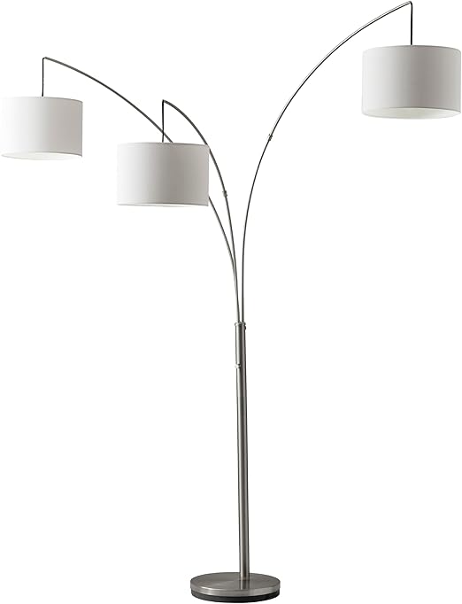 Triple Shade Arc Floor Lamp