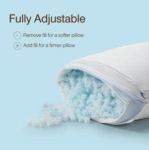 Cooling Adjustable Body Pillow 18x52