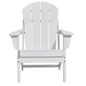 Folding Adirondack Chairs Set of 2 with Cup Holder