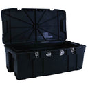 Wheeled Plastic Storage Trunk – 148L, Black