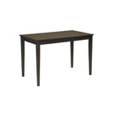 Almost Black Rectangular Dining Table – Seats 6, Wood & Veneer