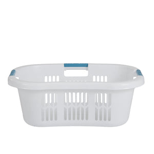 Small Hip-Hugger Laundry Basket 2.1 Bushel with Carrying Handles