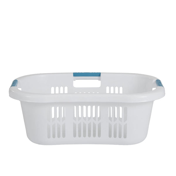Small Hip-Hugger Laundry Basket 2.1 Bushel with Carrying Handles