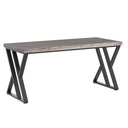 55-Inch Computer Desk with Z-Shaped Metal Legs