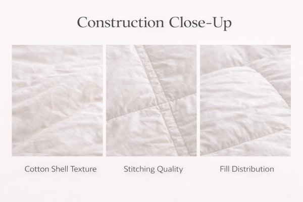 Wool & Microfiber All Season Comforter – 300TC Cotton Cover
