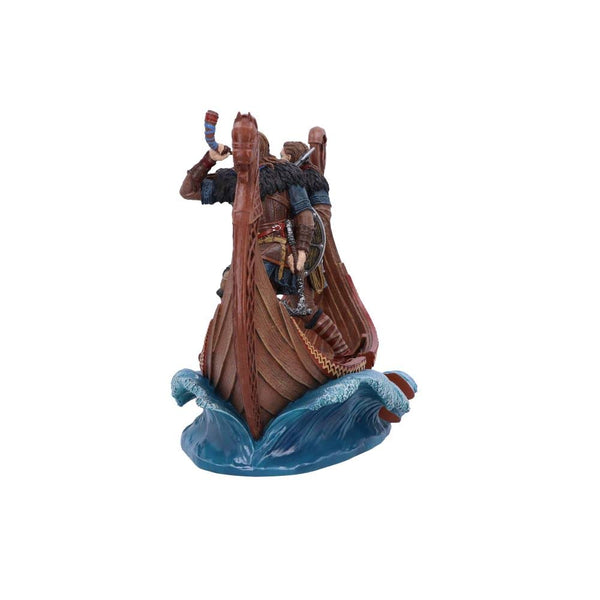 Viking Warrior Decorative Bookends – Dark Brown, 31cm