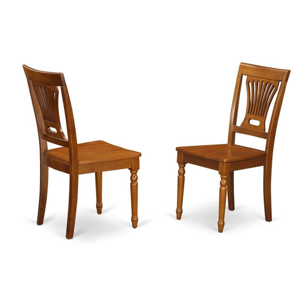 Extendable Round Dining Table Set with 6 Wood Chairs