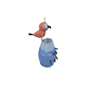 28-Inch 3D Pre-Lit Bird That Swims Christmas Yard Decoration