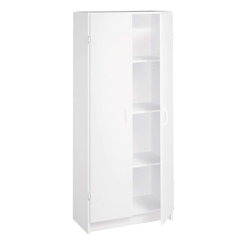 Pantry Cabinet with 2 Doors & Adjustable Shelves — Kitchen, Laundry & Utility Storage