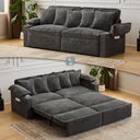 King Size Pull Out Sofa Bed – 3-in-1 Convertible Sleeper Sofa with Storage & USB Ports