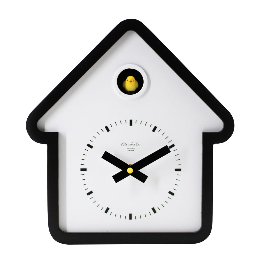 Modern Wooden House Cuckoo Wall Clock