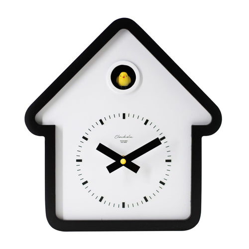 Modern Wooden House Cuckoo Wall Clock