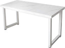 59-Inch Large Office Desk with Metal Frame and Thick Desktop
