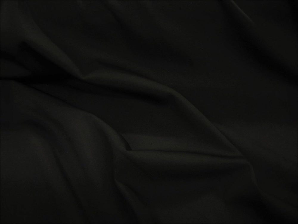 Black 4-Way Stretch Spandex Fabric by the Yard