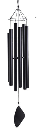 Pentatonic Tenor Wind Chime — 60" Outdoor Aluminum, Handcrafted