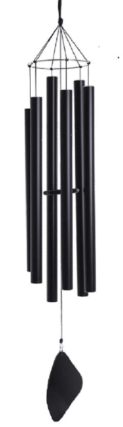 Pentatonic Tenor Wind Chime — 60" Outdoor Aluminum, Handcrafted