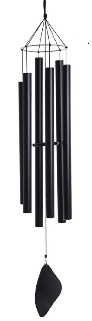 Pentatonic Tenor Wind Chime — 60" Outdoor Aluminum, Handcrafted