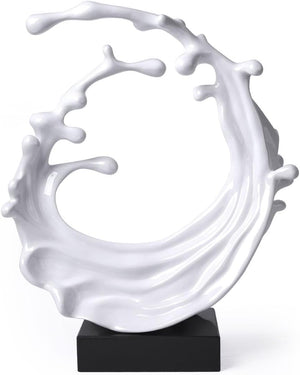 Abstract Sea Wave Sculpture Figurine