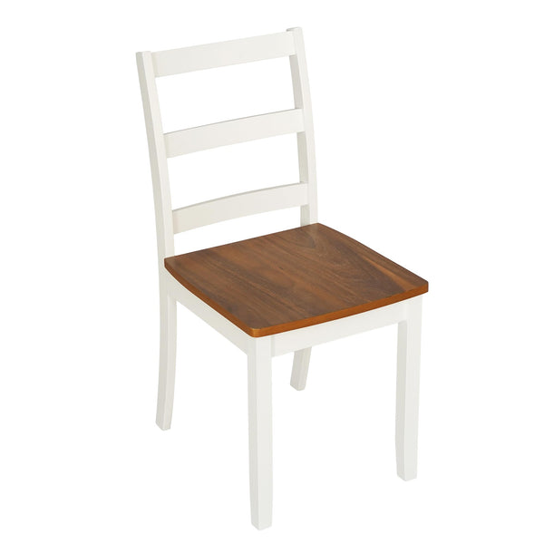 5-Piece Solid Wood Dining Table Set for 4
