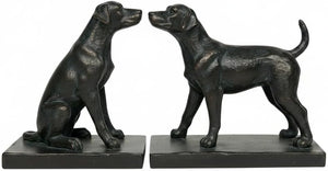 Black Labrador Retriever Bookends – Set of 2