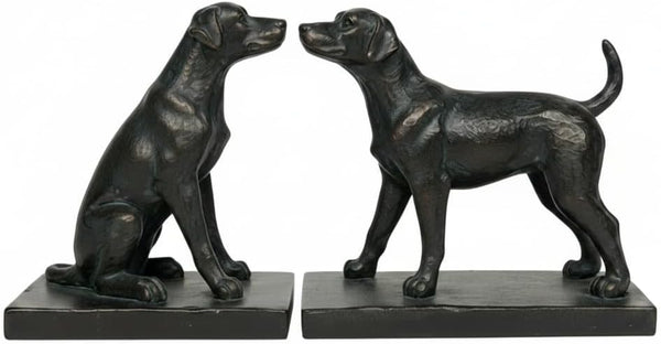 Black Labrador Retriever Bookends – Set of 2