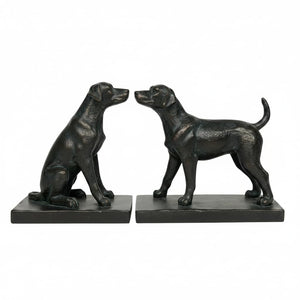 Black Labrador Retriever Bookends – Set of 2