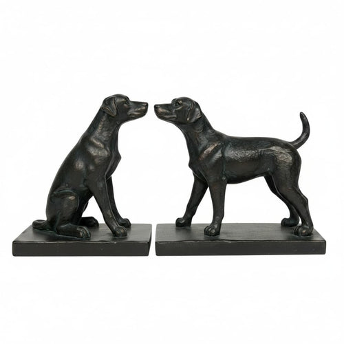 Black Labrador Retriever Bookends – Set of 2