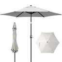9 Ft Patio Umbrella with Push Button Tilt & UV Protection