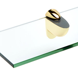 Tempered Glass Wall-Mount Floating Shelf