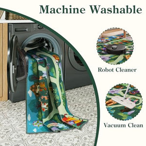 Kids Playroom Rug – Washable Non-Slip Play Carpet